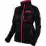 15864.9011 12-14-16-18 Fxr Elevation Full Zip Fleece Womens Ladies Black Fuchsia New