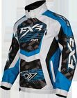 13215.420 Fxr Cold Cross Womens Ladies Cyan White Strike Winter Jacket Coat Sizes 8 Or 16