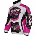 13215.920 Fxr Cold Cross Womens Ladies Fuchsia White Strike Winter Jacket Coat 6 10 12