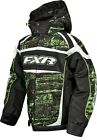 13310.701 Fxr Youth Child Kids Helix Green Warp Warm Winter Snow Jacket Coat Size 8 New