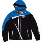 14132.4011 Fxr Vertical Softshell Hoodie Mens Black Blue Jacket Coat Large Or Xl New