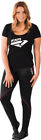 14840.100xx-c Fxr Womens Black Snowmobile Elevation Slim Pants Snocross