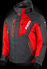15109 Charcoal Snowmobile Red Large Recoil Style Jacket Size Fxr