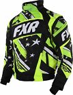 15114.701 Fxr Helix Black Lime Stars Stripes Warm Winter Snowmobile Jacket M Xl 2xl