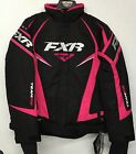 15200.90112 Fxr W Team Womens Snowmobile Jacket Black Fuschia 4 6 8 10 14 16 18 20