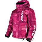16301.900 Fxr Squadron Jacket Youth Insulated Polyester Shell Fuchsia Plaid