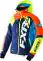 170025-4530 Fxr Revo X Jacket 2017 Mens Cold Weather Snow Coat Navy Orange Hivis Blue Xl