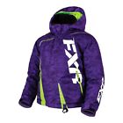 170410-8170 Fxr Child Boost Jacket Snowmobile Purple Digi Lime