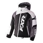 170411-1002 Fxr Child Revo Jacket Snowmobile Black White Weave Char