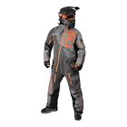 172801-0508 Fxr Mens Ranger Instinct Lite Monosuit Snowmobile Grey Char Orange