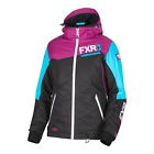 190226-1085 Fxr Womens Vertical Edge Jacket Snowmobile Black Wineberry Aqua