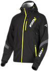 190907-1065 Fxr Renegade Softshell Jacket Mens Black Hi Vis Xl New