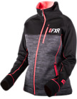 191212-0693-1x Fxr Elevation Tech Zip Up Womens Ladies Charcoal
