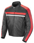 1934-1103 Joe Rocket Mens Old School Jacket Black Red Md