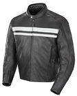 1934-1602 Joe Rocket Mens Old School Jacket Black Grey Sm