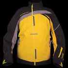 20594-40 Motorfist Mens Trophy Jacket Black Yellow Gray