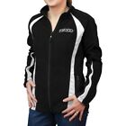2614.10116 Fxr Fusion Fleece Womens Ladies Black White Zip-up Jacket Size 16 Sale New
