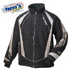 2864121 Men Black Snowmobile Jacket Insulated Winter Ricochet Polaris
