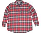 286429902 Polaris Olympic Red Flannel Quilted Long Sleeve Shirt 608766879559