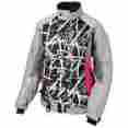 2866102 Polaris Womens Diva Insulated Snowmobile Jacket Pink Cracked