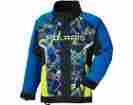 2866104 Polaris Blue Lime Triangle Ripper 2016 Boys Youth Warm Snowmobile Jacke-xs-s-m-l