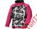 2866105 Polaris Ripper 2016 Girls Youth Pink Cracked Warm Snowmobile Jacket Xs-s-m-l-xl