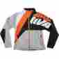 3120-1513 Arctiva Gray Black Orange Softshell Jacket Mens Xl X-large