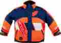 3122-0316 Arctiva Snow Snowmobile Kids 2017 Comp Insulated Jacket Navy Orange 5 6 Youth