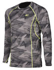 3198-002-600 Klim Mens Grey Aggressor Warming Long Sleeve Snowmobile Base Layer
