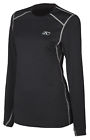 3201-002-000 Klim Womens Black Solstice Long Sleeve Snowmobile Warming Base Layer