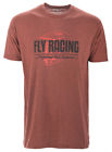 352-10222x Fly Racing Mens Era Tee Shirt Brick