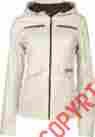 358-5104m Fly Racing Waxed Ladies Jacket M Ivory
