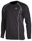 3861-000-000 Klim Mens Black Aggressor Warming Long Sleeve Snowmobile Base Layer