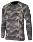 3861-000-600 Klim Mens Grey Aggressor Warming Long Sleeve Snowmobile Base Layer