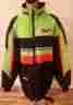 4220-976 Arctic Cat Gore-tex Race Jacket Vintage Mens Shell Blk Org Gn Reflective Xl Sno