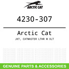 4230-307 Arctic Cat Oem Textron Jkt Catmaster Lthr Xlt