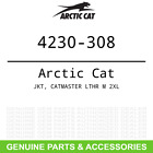 4230-308 Arctic Cat Oem Textron Jkt Catmaster Lthr