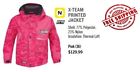 4406922436 Youth Girls Size Pink Snow Jacket