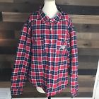 4537951230 Brp Flannel Overshirt Faux Sherpa