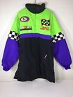 4981-782 Arctic Cat Vtg Snowmobile Jacket Race Fan Poncho Usa Made