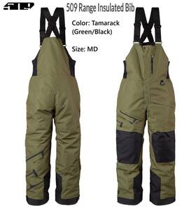 F03000101-130-301 509 Menss Range Insulated Snowmobile Bib Tamarack Green/black-md