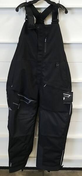 F03000101-360-051 509 Mens Range Snowmobile Bibs Black Size 2xl Short