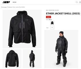 F03001900-140-001 509 Mens Ether Jacket Non-insulated Waterproof Shell Black-lg-f03001900 2022