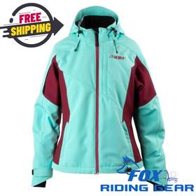 F03002400-140-251 509 Oem Range Insulated Jacket Womens Size Large Teal And Maroon