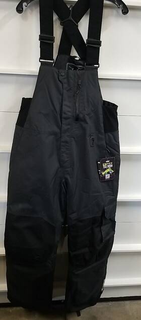 F03004000-140-002 509 Mens Temper Snowmobile Bibs Black Size Large Short