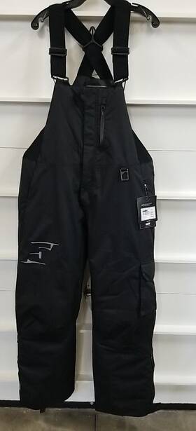 F03004000-150-001 509 Mens Temper Insulated Snowmobile Bibs Black Size Xl