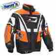 5225-044 Drift Racing Mens Orange Qualifier Winter Snowmobile Jacket L