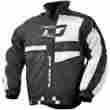 5235-01 Drift Racing Womens Qualifier Snowmobile Jacket Coat Black White