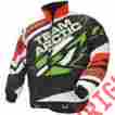 5240-27 Arctic Cat Mens Sno Cross Snowmobile Race Jacket Black Orange Green