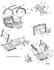 5260852-458 Polaris Brktsupport Buckle Blk New Oem
